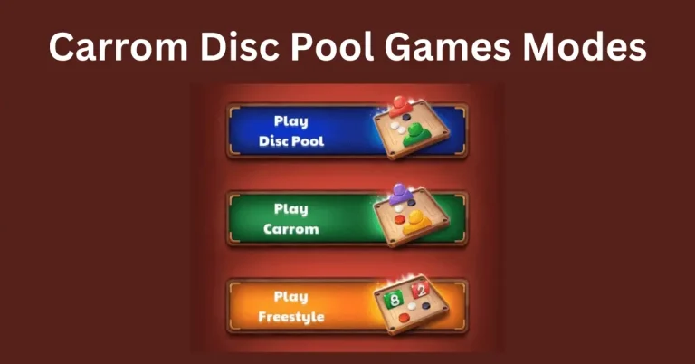 Carrom Disc Pool Game Modes